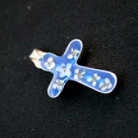 Sterling Silver Cross Pendant 2 (0.75" x 1")